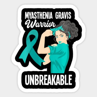 Womens Myasthenia Gravis  Myasthenia Gravis Sticker